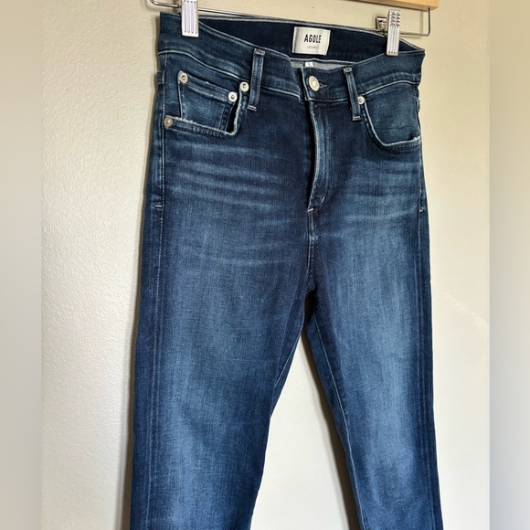 Agolde Sophie high rise raw hem jeans - Picture 3 of 8